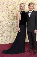 KIRSTEN DUNST at 82nd Annual Golden Globes Awards in Beverly Hills 01/05/2025