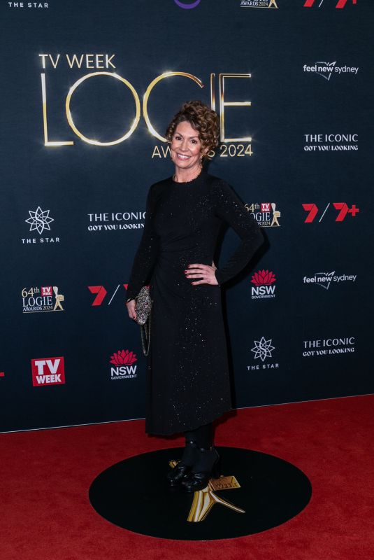 KITTY FLANAGAN at 64th TV WEEK Logie Awards at The Star in Sydney 08/18/2024