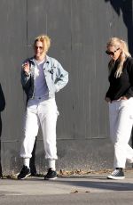 KRISTEN STEWART and DYLAN MEYER Out and About in Los Angeles 01/12/2025