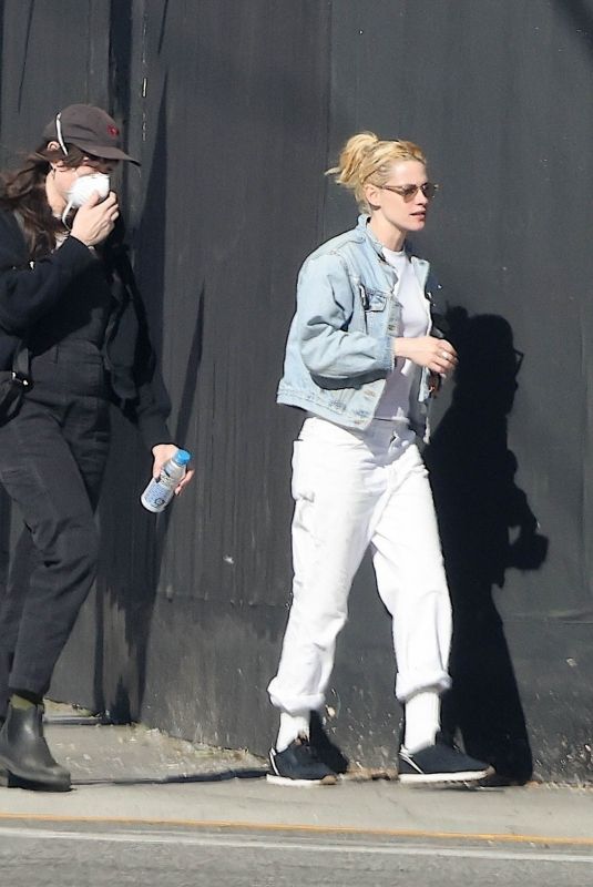 KRISTEN STEWART and DYLAN MEYER Out and About in Los Angeles 01/12/2025