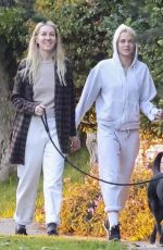 KRISTEN STEWART and DYLAN MEYER Take Their Dog for a Walk in Los Angeles 01/25/2025