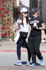 KYLE RICHARDS and TEDDI MELLENCAMP Escape Los Angeles Wildfires in La Quinta 01/15/2025