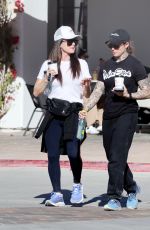 KYLE RICHARDS and TEDDI MELLENCAMP Escape Los Angeles Wildfires in La Quinta 01/15/2025