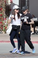 KYLE RICHARDS and TEDDI MELLENCAMP Escape Los Angeles Wildfires in La Quinta 01/15/2025