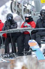 KYLIE and KENDALL JENNER and HAILEY and Justin BIEBER at Snowmass Village in Aspen 01/18/2025