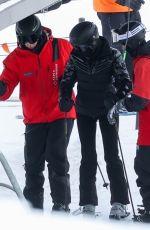 KYLIE and KENDALL JENNER and HAILEY and Justin BIEBER at Snowmass Village in Aspen 01/18/2025