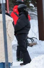 KYLIE and KENDALL JENNER and HAILEY and Justin BIEBER at Snowmass Village in Aspen 01/18/2025