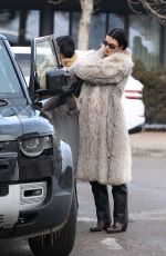 KYLIE and KENDALL JENNER Arrives for Lunch at Little Nell Hotel Restaurant in Aspen 01/20/2025