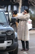 KYLIE and KENDALL JENNER Arrives for Lunch at Little Nell Hotel Restaurant in Aspen 01/20/2025