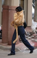 KYLIE and KENDALL JENNER Arrives for Lunch at Little Nell Hotel Restaurant in Aspen 01/20/2025
