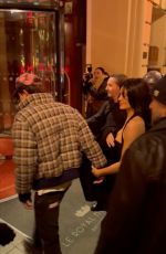 KYLIE JENNER and Timothee Chalamet Arrives for Dinner at Bar des Pres A Cyril Lignac Restaurant in Paris 01/15/2025