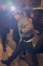 KYLIE JENNER and Timothee Chalamet Arrives for Dinner at Bar des Pres A Cyril Lignac Restaurant in Paris 01/15/2025