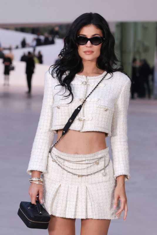 KYLIE JENNER Arrives at Chanel Women