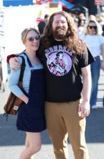 LAURA CROMPTON and Casey Abrams Shopping at Farmer