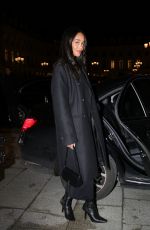 LAURA HARRIER Arrives at Place Vendome at Paris Fashion Week 01/26/2025