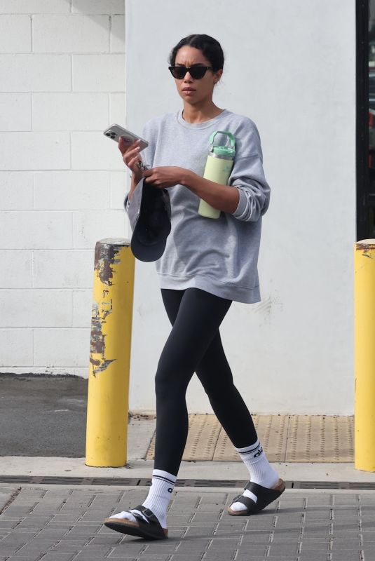 LAURA HARRIER Enjoyed a Pilates Class in Los Feliz 01/22/2025
