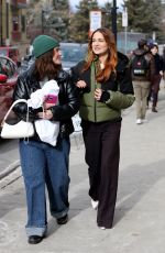 LAUREN GRAHAM and AISLING FRANCOISI Out at Sundance Film Festival in Park City 01/24/2025