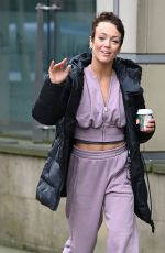 LAUREN OAKLEY Out in Sheffield Ahead of Strictly Come Dancing Live Tour 01/21/2025