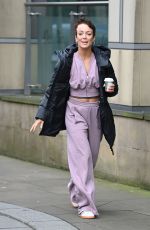 LAUREN OAKLEY Out in Sheffield Ahead of Strictly Come Dancing Live Tour 01/21/2025