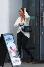 LAURYN GOODMAN on a Coffee Run After Kyle Walker