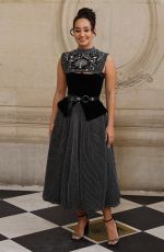 LENA MAHFOUF at Christian Dior Haute Couture Show at Paris Fashion Week 01/27/2025