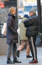 LESLIE BIBB Chatting with Griffin Dunne in New York City 01/15/2025