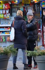 LESLIE BIBB Chatting with Griffin Dunne in New York City 01/15/2025