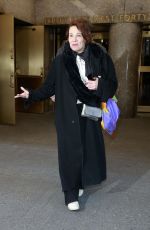 LILI TAYLOR Leaves NBC Rockefeller Studios in New York City 01/14/2025