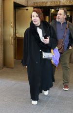 LILI TAYLOR Leaves NBC Rockefeller Studios in New York City 01/14/2025