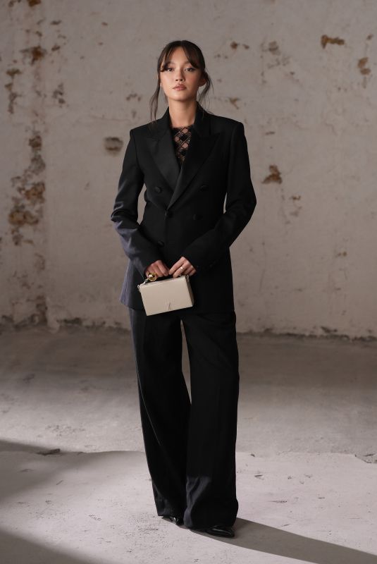 LILY CHEE at AMI/Alexandre Mattiussi Menswear F/W 25/26 Fashion Show in Paris 01/22/2025