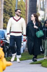 LILY KERSHAW Out with Her Boyfriend in Los Feliz 01/04/2025