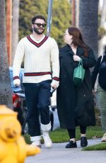 LILY KERSHAW Out with Her Boyfriend in Los Feliz 01/04/2025