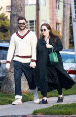 LILY KERSHAW Out with Her Boyfriend in Los Feliz 01/04/2025