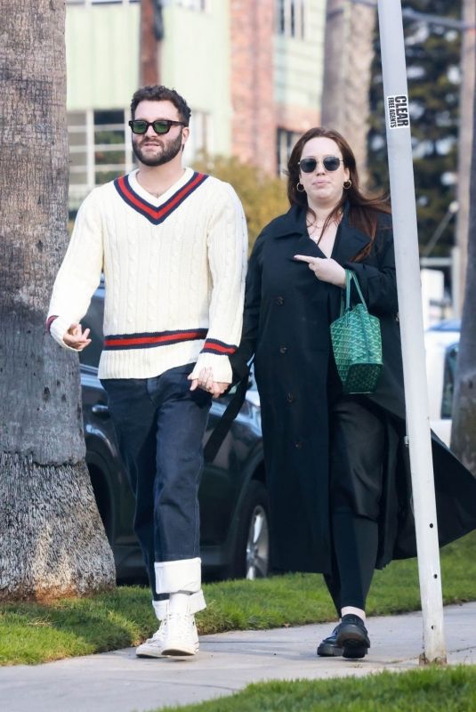 LILY KERSHAW Out with Her Boyfriend in Los Feliz 01/04/2025
