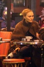 LILY-ROSE DEPP and 070 SHAKE Out and About in Paris 12/25/2024