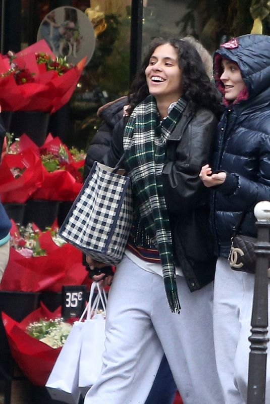 LILY-ROSE DEPP and 070 SHAKE Out and About in Paris 12/25/2024