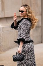 LILY-ROSE DEPP Arrives at Chanel Fashion Show in Paris 01/28/2025