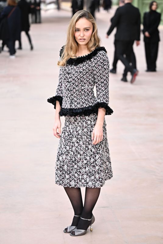 LILY-ROSE DEPP at Chanel Haute Couture Spring-Summer 2025 Show at Paris Fashion Week 01/28/2025