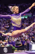LIVVY DUNNE at Florida v LSU Gymnastics Meet in Baton Rouge 01/17/2025