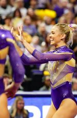 LIVVY DUNNE at Florida v LSU Gymnastics Meet in Baton Rouge 01/17/2025