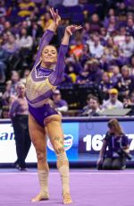 LIVVY DUNNE at Florida v LSU Gymnastics Meet in Baton Rouge 01/17/2025