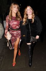 LIZZIE CUNDY and JOY DESMOND Arrives at Gaia Restaurant in London 01/15/2025