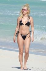 LOTTIE MOSS in Bikini at a Beach in Tulum 01/05/2025