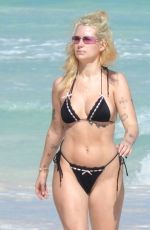 LOTTIE MOSS in Bikini at a Beach in Tulum 01/05/2025