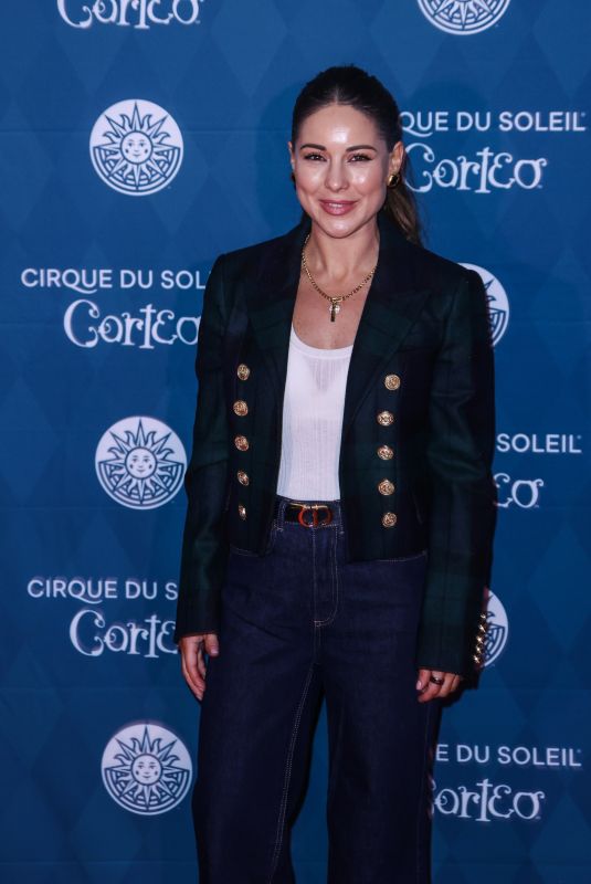 LOUISE THOMPSON at Cirque du Soleil Corteo Premiere in London 01/15/2025