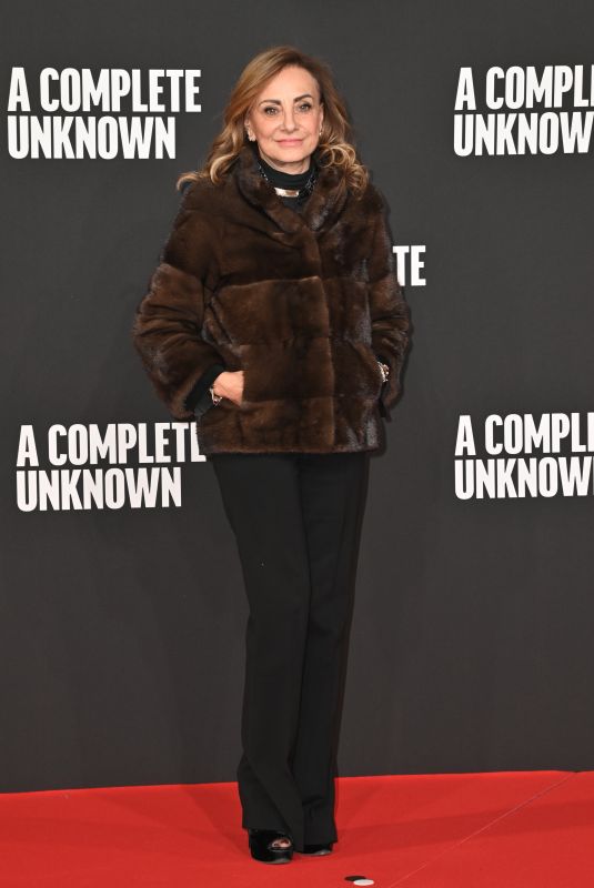 LUCIA SILVESTRI at A Complete Unknown Premiere in Rome 01/17/2025