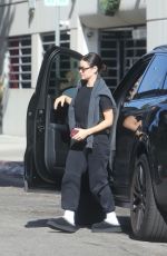 LUCY HALE Arrives at a Spa in Beverly Hills 01/05/2025