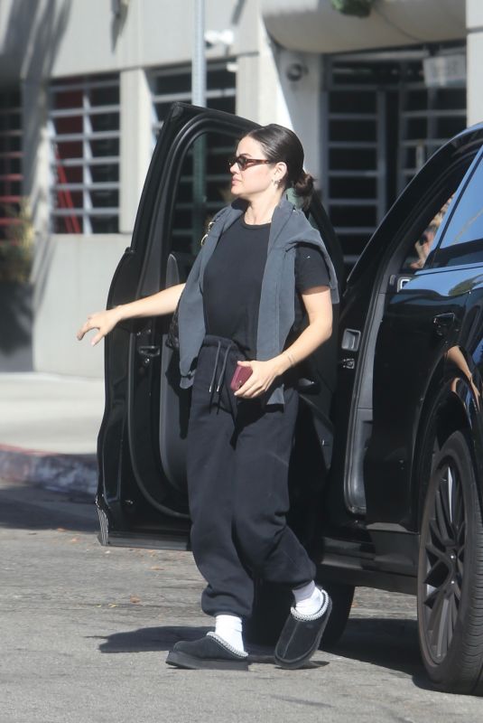 LUCY HALE Arrives at a Spa in Beverly Hills 01/05/2025