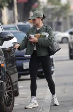 LUCY HALE at Verve Coffee in Studio City 01/20/2025