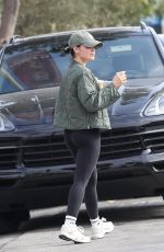 LUCY HALE at Verve Coffee in Studio City 01/20/2025